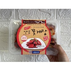 韓國 水協 醃辣醬螃蟹 精美盒裝版（切塊） 500g(欣)