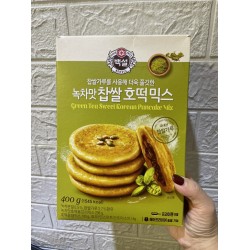韓國 CJ 糖餅粉 綠茶口味 400g