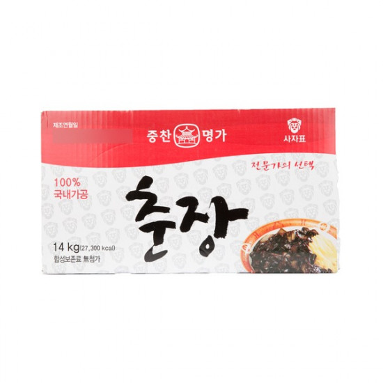 韓國 獅子牌 炸醬麵醬 炸醬 春醬 14kg