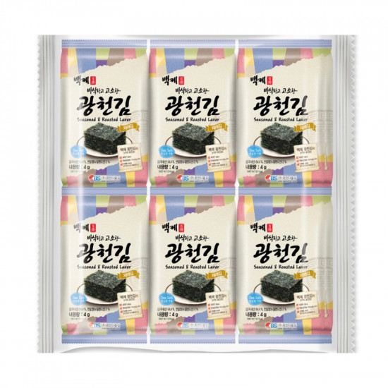 白濟(百濟)廣川海苔 4g×16入(欣)
